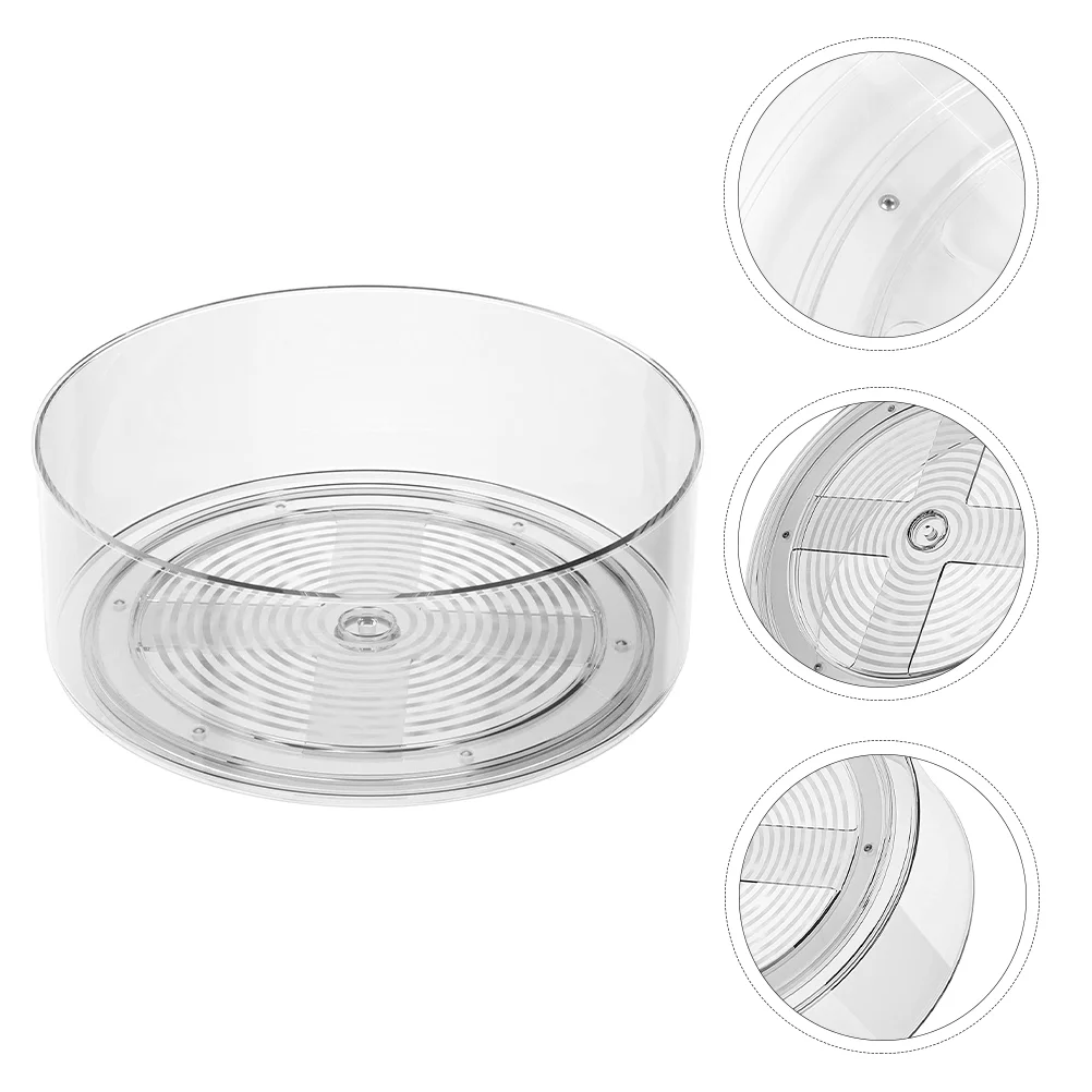 Desktop Rotating Storage Box Crate Kitchen Bin Acrylic Universal Fridge Shelf Case
Desktop Rotating Storage Box Crate Kitchen Bin Acrylic Universal Fridge Shelf Case
