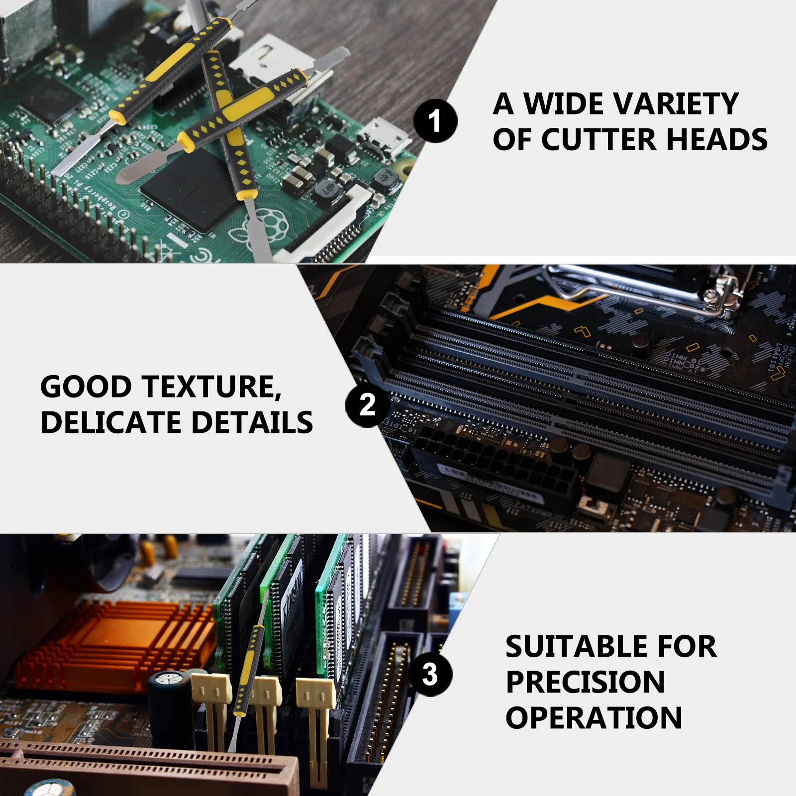 6pcs Machine Dismantling Prying Tool Premium Strong Double Head Non-Slip Handle For Mobile Laptop Tablet Repair Compact
6pcs Machine Dismantling Prying Tool Premium Strong Double Head Non-Slip Handle For Mobile Laptop Tablet Repair Compact