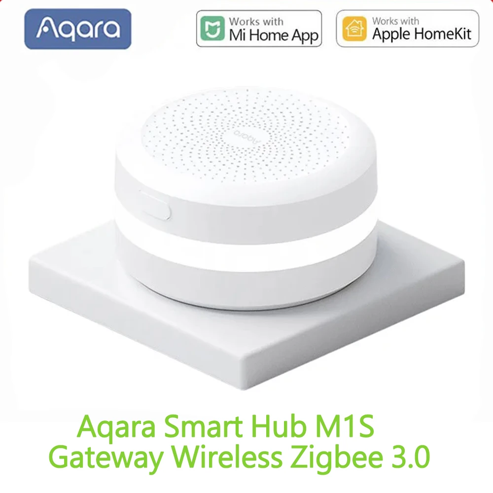 Aqara Smart Hub M1S Gateway Wireless Zigbee 3.0 Wifi RGB LED Night Light Connection Remote Control For Xiaomi Mijia Homekit APP
Aqara Smart Hub M1S Gateway Wireless Zigbee 3.0 Wifi RGB LED Night Light Connection Remote Control For Xiaomi Mijia Homekit APP