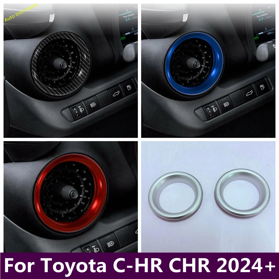 ABS Side Front dashboard Air Conditioner Outlet Cover left right AC Vent Trim Interior Accessories For Toyota C-HR CHR 2024 2025
ABS Side Front dashboard Air Conditioner Outlet Cover left right AC Vent Trim Interior Accessories For Toyota C-HR CHR 2024 2025