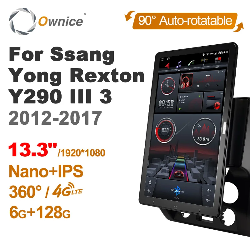 TS10 Android 10.0 Ownice Car Radio Auto for SsangYong Rexton Y290 III 3 2012-2017 with 13.3" 7862 512 No DVD Nano 1920*1080
TS10 Android 10.0 Ownice Car Radio Auto for SsangYong Rexton Y290 III 3 2012-2017 with 13.3" 7862 512 No DVD Nano 1920*1080