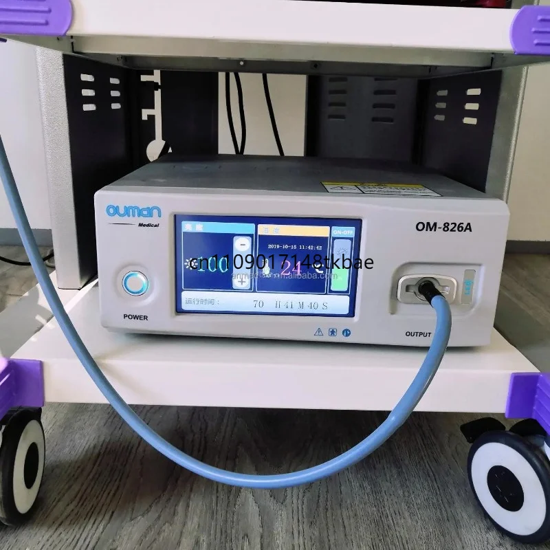 Auto Light Cable Detection Medical LED Cold Light Source OM-826B/OM-826A 100W Hospital Endoscopy Lighting Unit
Auto Light Cable Detection Medical LED Cold Light Source OM-826B/OM-826A 100W Hospital Endoscopy Lighting Unit