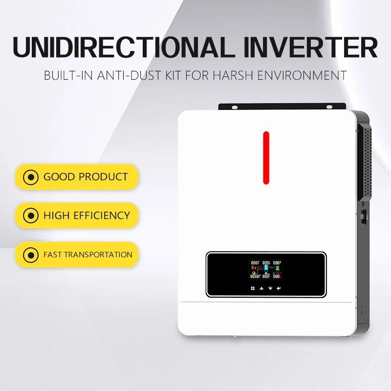 2025 Новый сетевой инвертор мощностью 6,3 кВт, 48 В с MPPT, выход чистой синусоиды для домашней солнечной системы
2025 Новый сетевой инвертор мощностью 6,3 кВт, 48 В с MPPT, выход чистой синусоиды для домашней солнечной системы