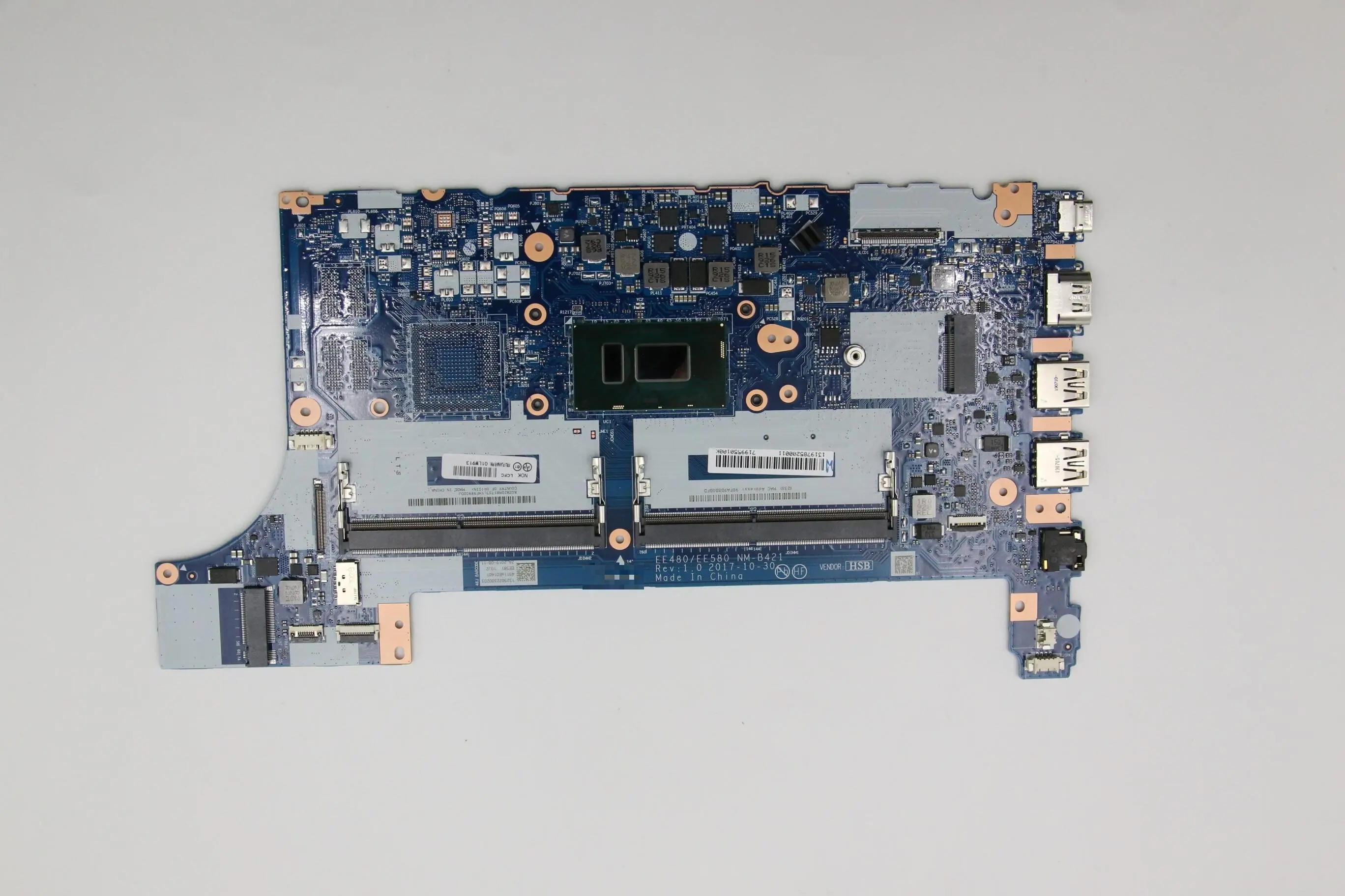 Lot SN NM-B421 01LW903 CPU i57200U UMA Intel HD NOK YTPM HW EE480 EE580 E580 Type 20KS 20KT Laptop ThinkPad computer motherboard
Lot SN NM-B421 01LW903 CPU i57200U UMA Intel HD NOK YTPM HW EE480 EE580 E580 Type 20KS 20KT Laptop ThinkPad computer motherboard