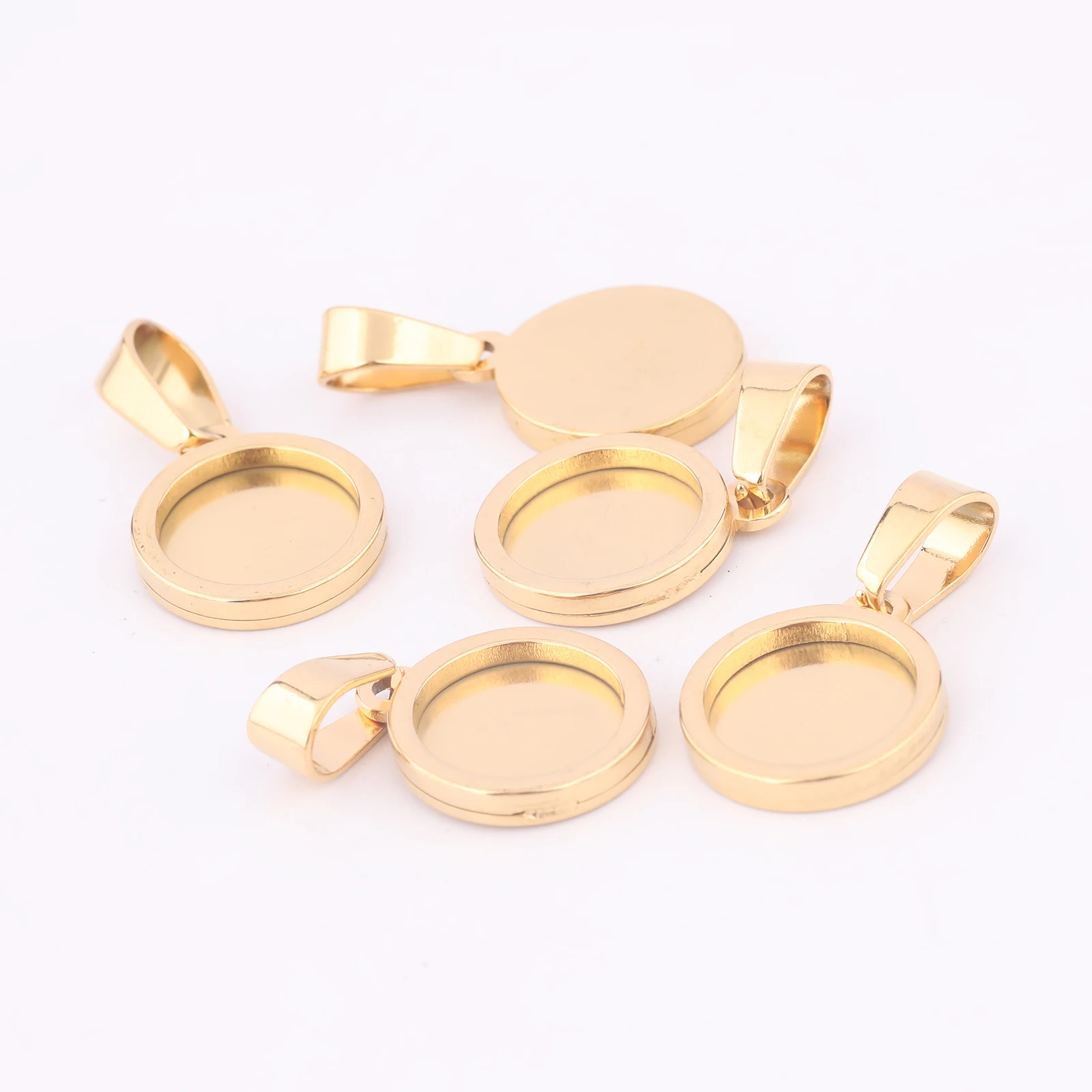 10 шт., 10 мм, круглые кабошоны, основание из нержавеющей стали, позолоченный ободок, подвесные лотки, заготовки для изготовления ювелирных изделий, принадлежности
10 шт., 10 мм, круглые кабошоны, основание из нержавеющей стали, позолоченный ободок, подвесные лотки, заготовки для изготовления ювелирных изделий, принадлежности