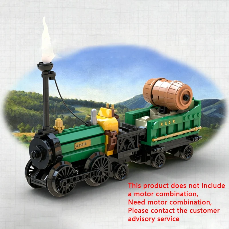 City Car Model MOC Building Bricks 0-4-2 Steam Locomotive Modular Technology Children Holiday Gifts Assemble Toys Suit
City Car Model MOC Building Bricks 0-4-2 Steam Locomotive Modular Technology Children Holiday Gifts Assemble Toys Suit