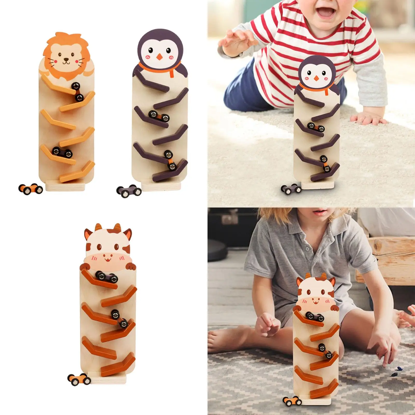 Wooden Car Ramp Toy Zig Car Slide Fine Motor Skills Educational Fun Race Track Gliding Car Toy for 1 2 3 4 5 6 Year Old
Wooden Car Ramp Toy Zig Car Slide Fine Motor Skills Educational Fun Race Track Gliding Car Toy for 1 2 3 4 5 6 Year Old