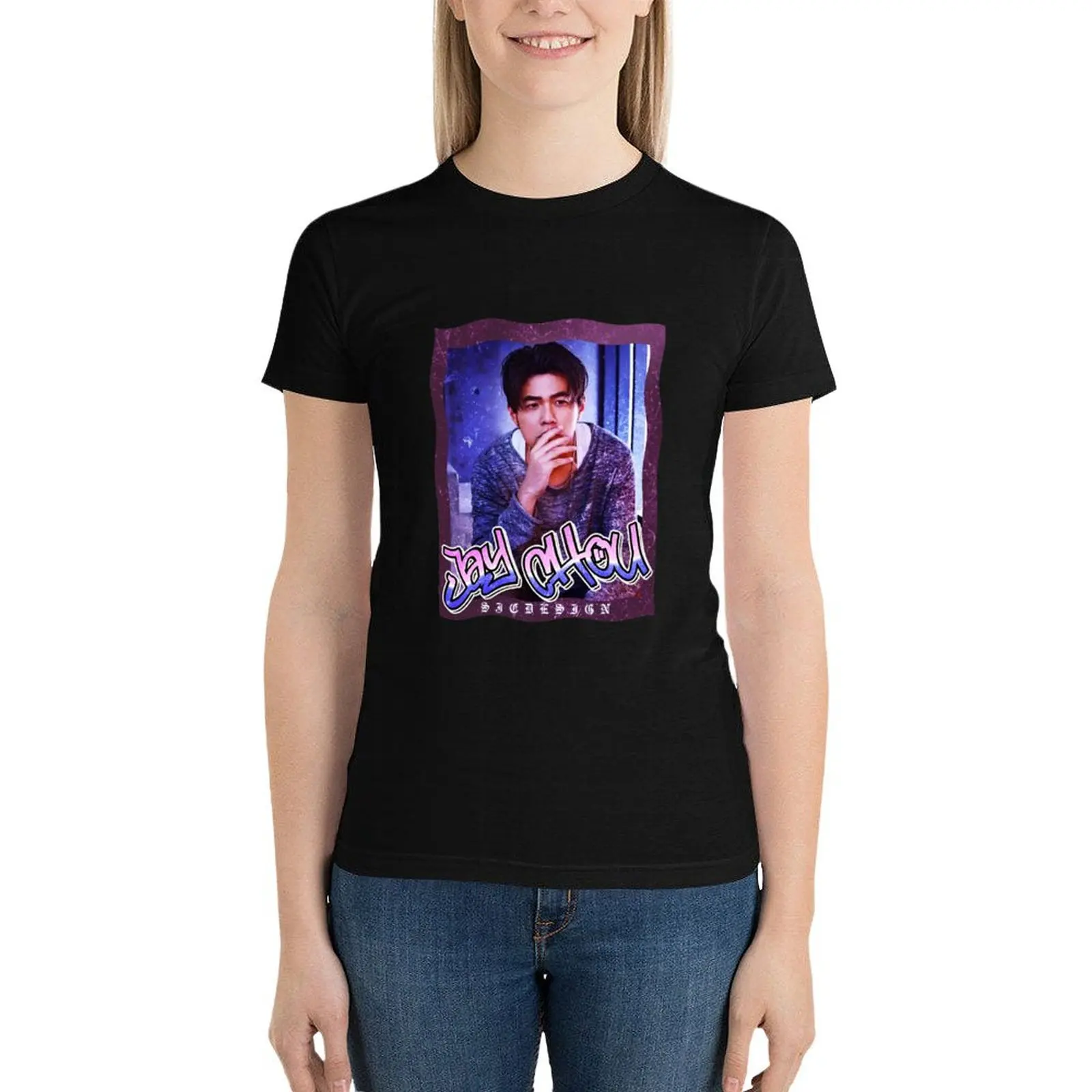 jay chou T-Shirt cute tops anime clothes animal print shirt for girls summer top Women clothes
jay chou T-Shirt cute tops anime clothes animal print shirt for girls summer top Women clothes