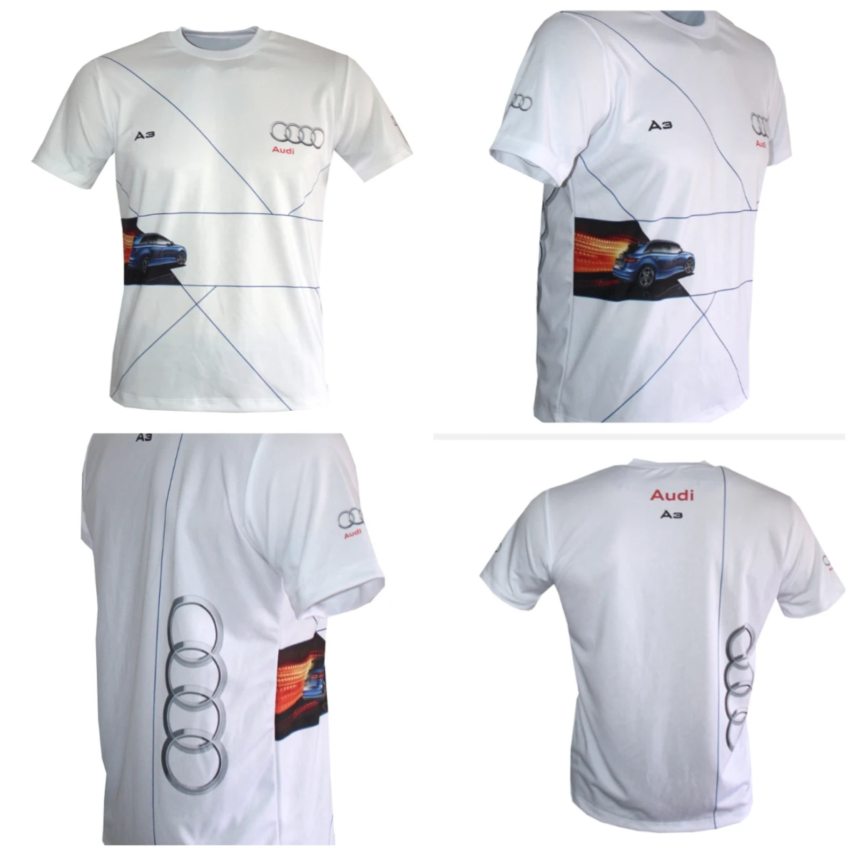 25 New Popular Audi Racing Shirt Crew Neck T-shirt 3D Printing Breathable and Comfortable Adult Sports Short-sleeved Top Moto
25 New Popular Audi Racing Shirt Crew Neck T-shirt 3D Printing Breathable and Comfortable Adult Sports Short-sleeved Top Moto