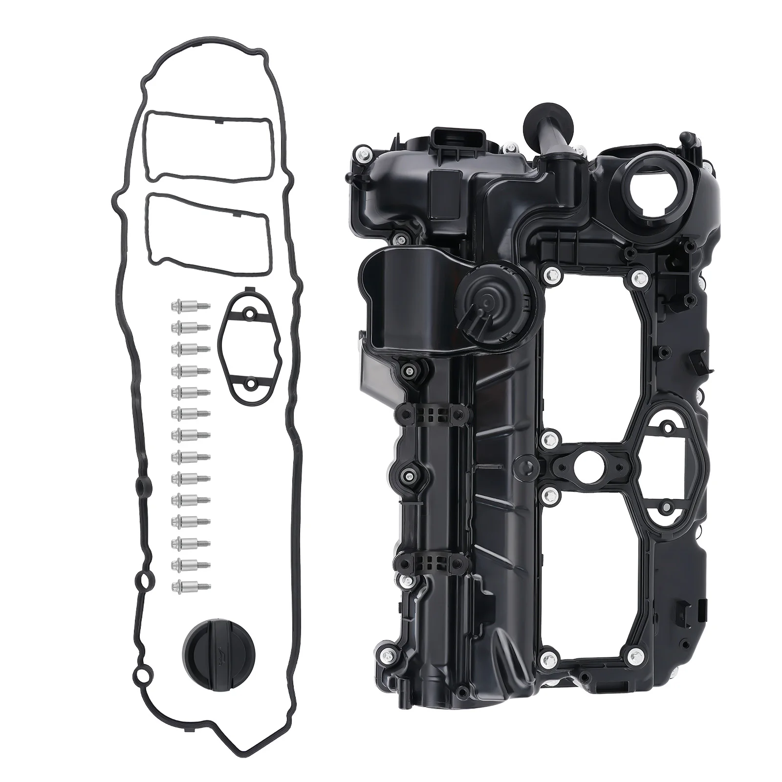 Valve Cover w/ Oil Cap Kit for BMW 228i 328i 428i F22 F32 N26 2.0L Turbo 12-16
Valve Cover w/ Oil Cap Kit for BMW 228i 328i 428i F22 F32 N26 2.0L Turbo 12-16