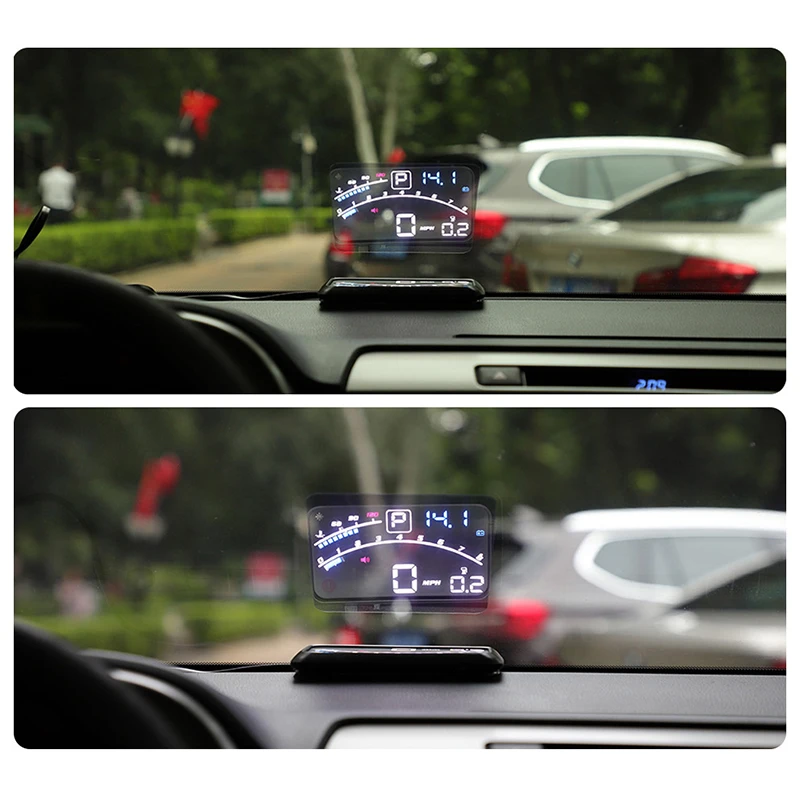 Car Speed HUD With Bracket 5.5'' Screen OBD Windshield Projector Speedometer Gauge Voltage Coolant Head Up Display Truck Vehicle
Car Speed HUD With Bracket 5.5'' Screen OBD Windshield Projector Speedometer Gauge Voltage Coolant Head Up Display Truck Vehicle