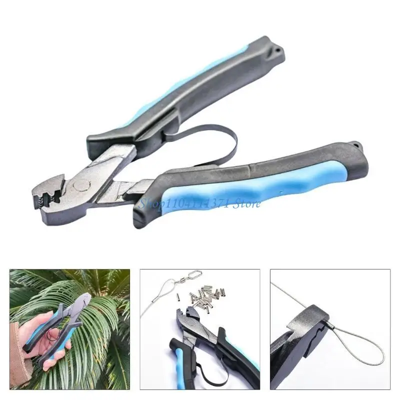 P9FC Fishing Line Knotting Crimping Pliers Fishing Crimping Plier Fishing Hand Crimper Tool for Crimping Single Sleeve
P9FC Fishing Line Knotting Crimping Pliers Fishing Crimping Plier Fishing Hand Crimper Tool for Crimping Single Sleeve