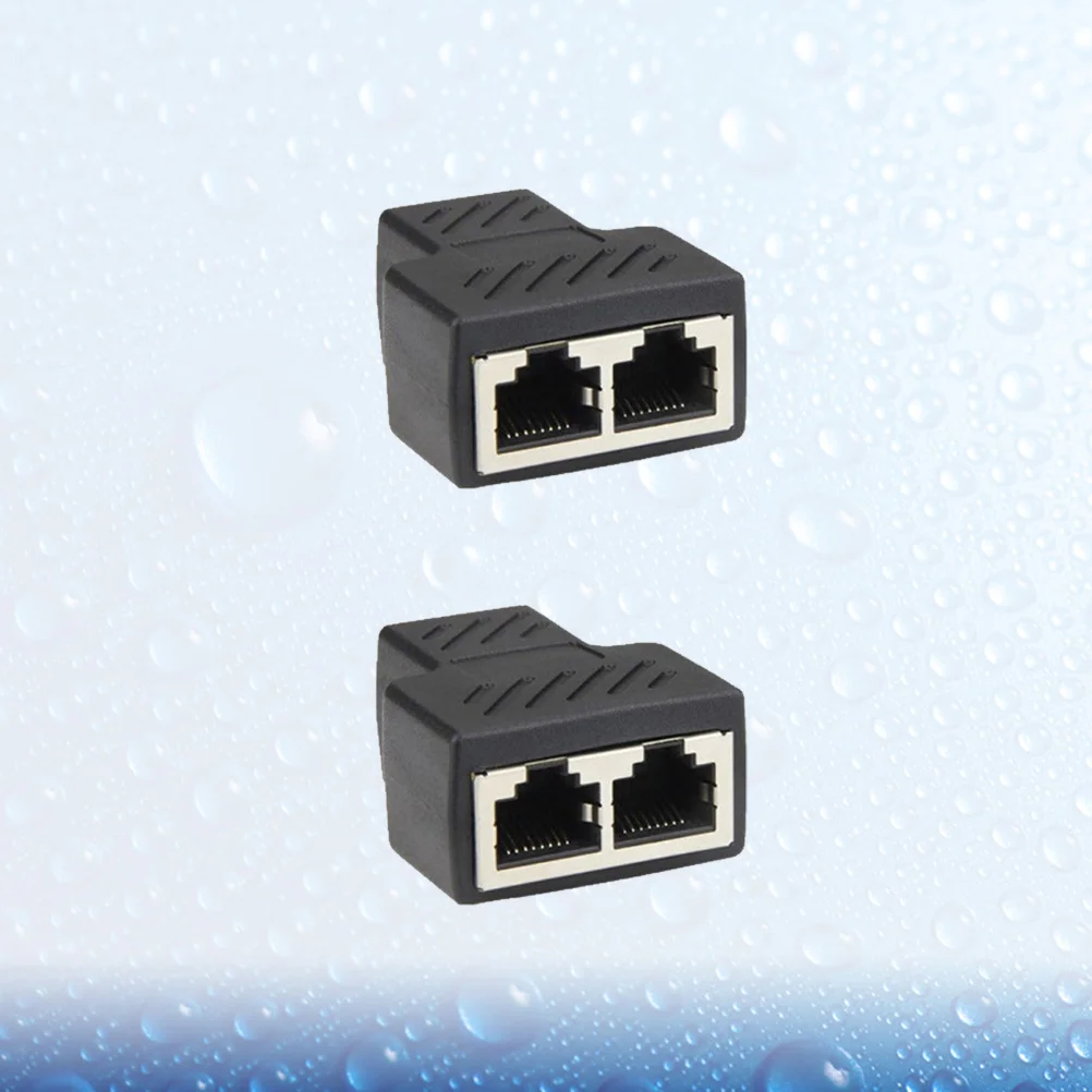 2Pcs Network Splitter Plastic Connector Convert Outlet to Two Sockets Practical Home Office Accessories
2Pcs Network Splitter Plastic Connector Convert Outlet to Two Sockets Practical Home Office Accessories