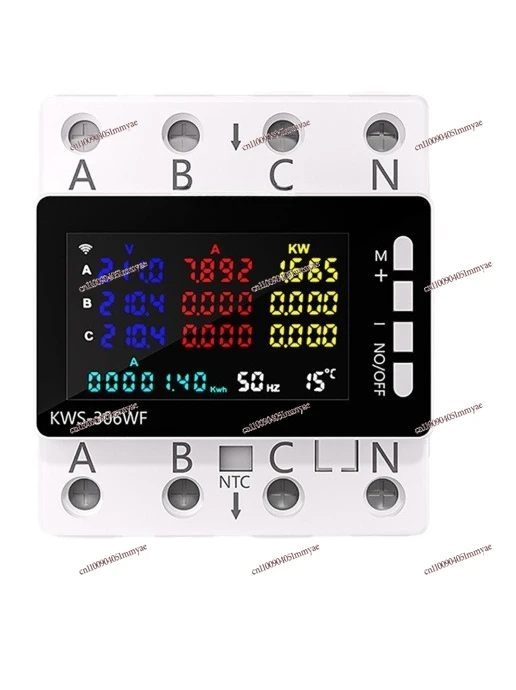 Three-phase Four-wire 380V Rail Type Energy Meter Graffiti APP Smart Wifi Meter RS485 Communication
Three-phase Four-wire 380V Rail Type Energy Meter Graffiti APP Smart Wifi Meter RS485 Communication