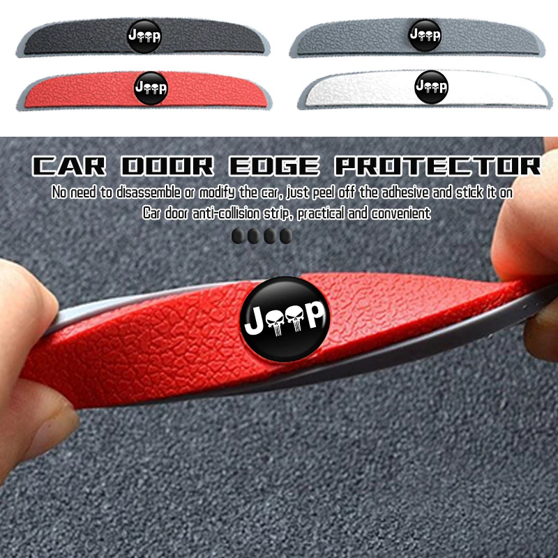 Rubber Anti-scratch Strip Car Door Scratch Protector Stickers For Jeep Patriot Renegade Wrangler JK JL Liberty Trailhawk
Rubber Anti-scratch Strip Car Door Scratch Protector Stickers For Jeep Patriot Renegade Wrangler JK JL Liberty Trailhawk