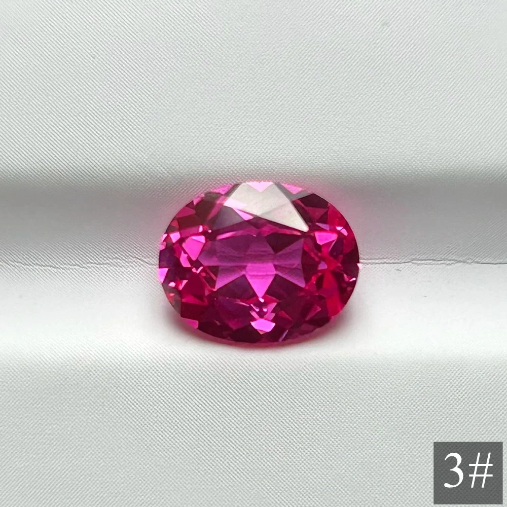 6A Synthetic Sapphire Gemstones Oval Cut 3x5 - 13x18mm Flame Melting 3# Pink Colors Corundum Stone
6A Synthetic Sapphire Gemstones Oval Cut 3x5 - 13x18mm Flame Melting 3# Pink Colors Corundum Stone