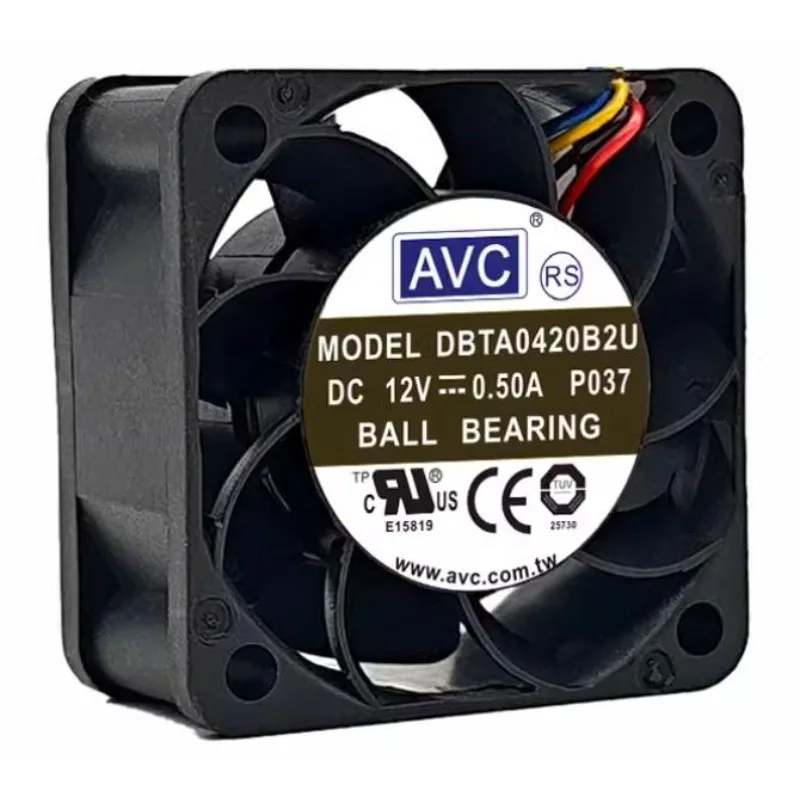 Новый вентилятор-кулер для AVC DBTA0420B2U 4020 12 В 0,50 А ШИМ высокоскоростной охлаждающий вентилятор 40*40*20 мм
Новый вентилятор-кулер для AVC DBTA0420B2U 4020 12 В 0,50 А ШИМ высокоскоростной охлаждающий вентилятор 40*40*20 мм