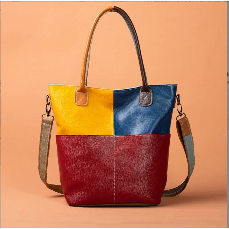 2025 New Splicing Leather Women's Luxury Handbag - Retro Single Shoulder Crossbody Bag Multi functional Design
2025 New Splicing Leather Women's Luxury Handbag - Retro Single Shoulder Crossbody Bag Multi functional Design