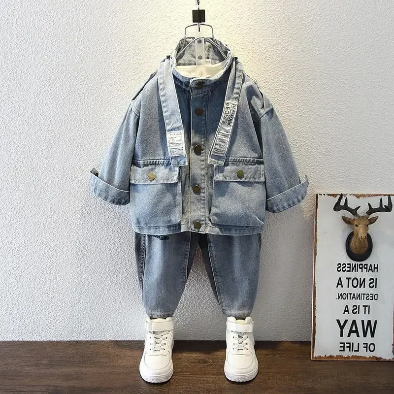 2 3 4 5 6 7 8 Years Children's Spring Clothes Bear Coat 2024 New Korean Style Boys Girls Fall Denim Jacket Fashion Jeans
2 3 4 5 6 7 8 Years Children's Spring Clothes Bear Coat 2024 New Korean Style Boys Girls Fall Denim Jacket Fashion Jeans