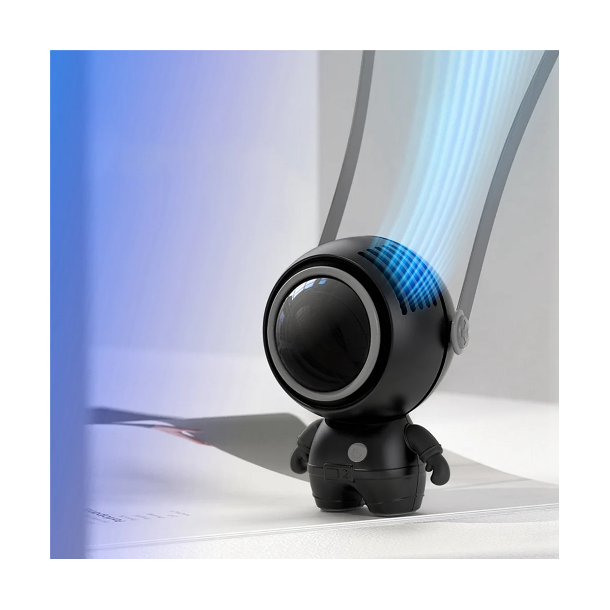 Handheld Astronaut Hanging Neck Fan Refrigeration Hanging Bag Fan USB Rechargeable Mini Multi-Function Fan,Black
Handheld Astronaut Hanging Neck Fan Refrigeration Hanging Bag Fan USB Rechargeable Mini Multi-Function Fan,Black