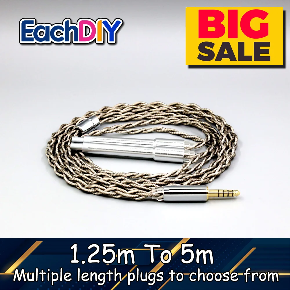 99% Pure Silver + Graphene Silver Plate Shield Earphone Cable For T+A (Theory + Application) Solitaire P P-se Headphone LN008956
99% Pure Silver + Graphene Silver Plate Shield Earphone Cable For T+A (Theory + Application) Solitaire P P-se Headphone LN008956