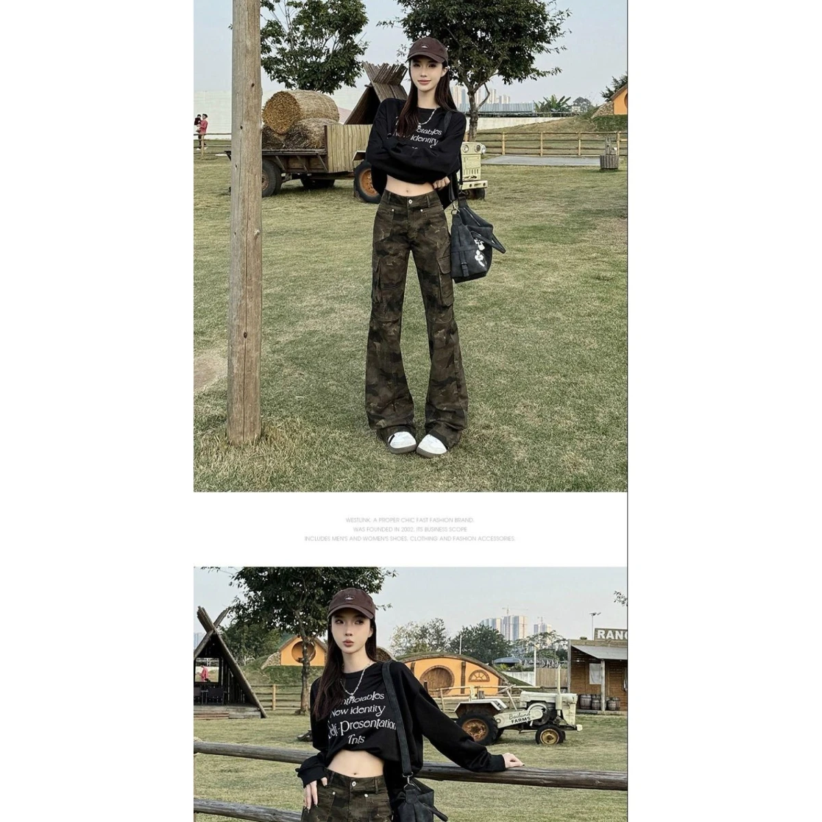 Женские летние брюки-джинсы Slim Fit Camouflage Bell Bot Workwear, новинка 2025, с широкими штанинами, застежкой на молнии на талии
Женские летние брюки-джинсы Slim Fit Camouflage Bell Bot Workwear, новинка 2025, с широкими штанинами, застежкой на молнии на талии