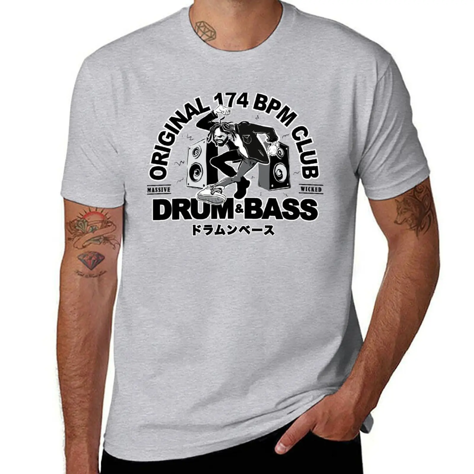 Original 174 BPM Club - Drum N Bass ( DnB Massive !! ) T-shirt tops plain anime cute clothes men t shirt
Original 174 BPM Club - Drum N Bass ( DnB Massive !! ) T-shirt tops plain anime cute clothes men t shirt