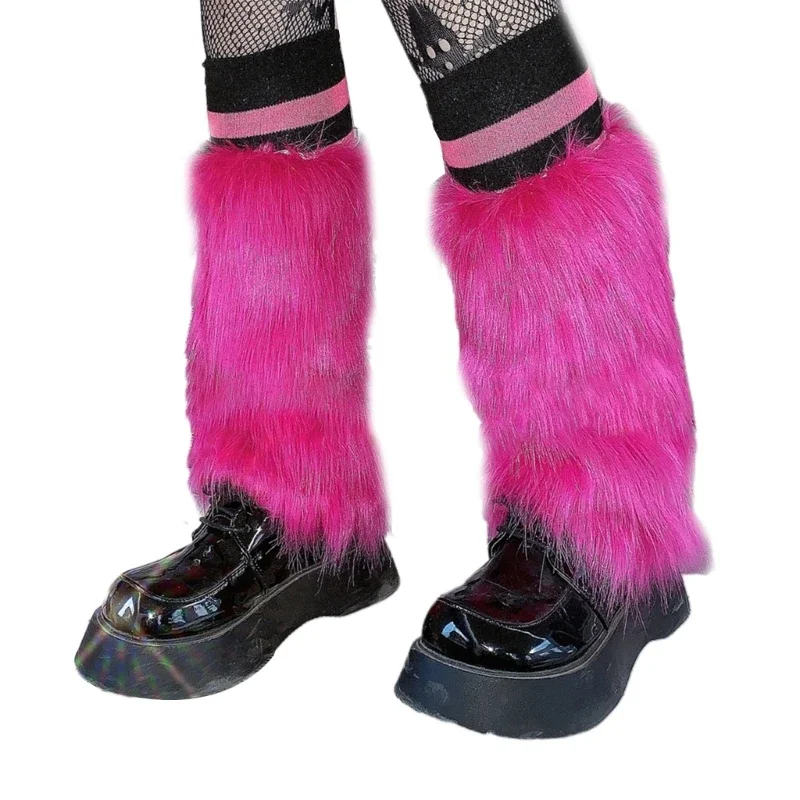 Women Vintage Rose Red Furry Leg Warmers Winter Warm Harajuku Faux Fur Boots Shoes Cuffs Covers Long Socks Streetwear
Women Vintage Rose Red Furry Leg Warmers Winter Warm Harajuku Faux Fur Boots Shoes Cuffs Covers Long Socks Streetwear