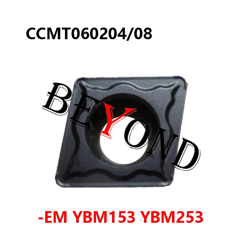 CCMT060204-EM YBM253 CCMT060208-EM YBM153 100% Original Carbide Inserts CCMT 060204 060208 Lathe Cutter Processing Stainless
CCMT060204-EM YBM253 CCMT060208-EM YBM153 100% Original Carbide Inserts CCMT 060204 060208 Lathe Cutter Processing Stainless