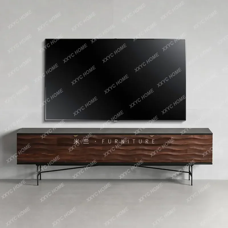 HMJc style creative modern locker walnut color living room minimalist TV cabinet
HMJc style creative modern locker walnut color living room minimalist TV cabinet