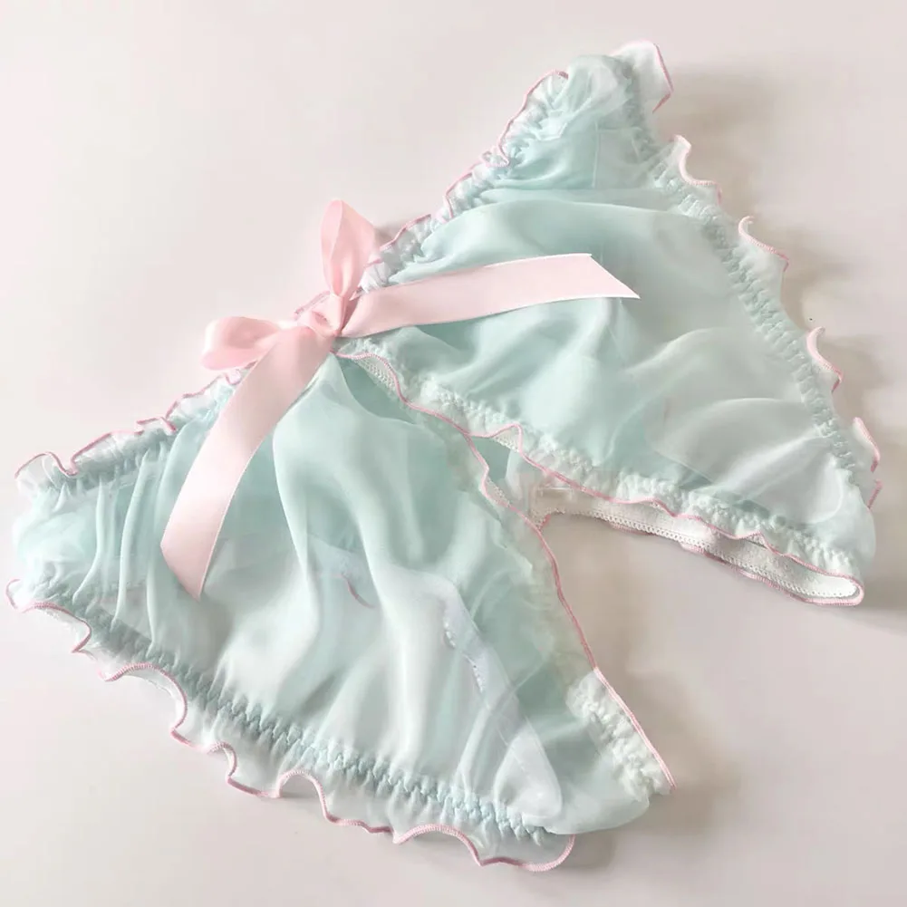 1pc Men's Mesh Sheer Crotchless Briefs Panties Underwear Bow Sexy See Through Women Sissy Man Lingerie Underpants Thongs
1pc Men's Mesh Sheer Crotchless Briefs Panties Underwear Bow Sexy See Through Women Sissy Man Lingerie Underpants Thongs