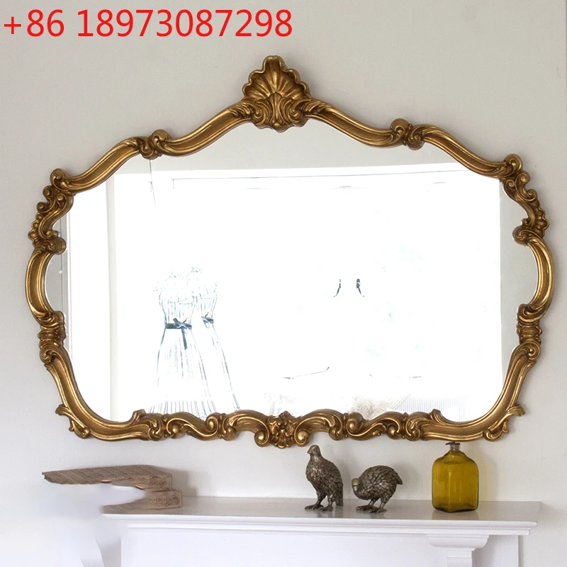 Европейское туалетное зеркало в стиле ретро, настенное зеркало для туалетного столика на веранде, настенное зеркало
Европейское туалетное зеркало в стиле ретро, настенное зеркало для туалетного столика на веранде, настенное зеркало