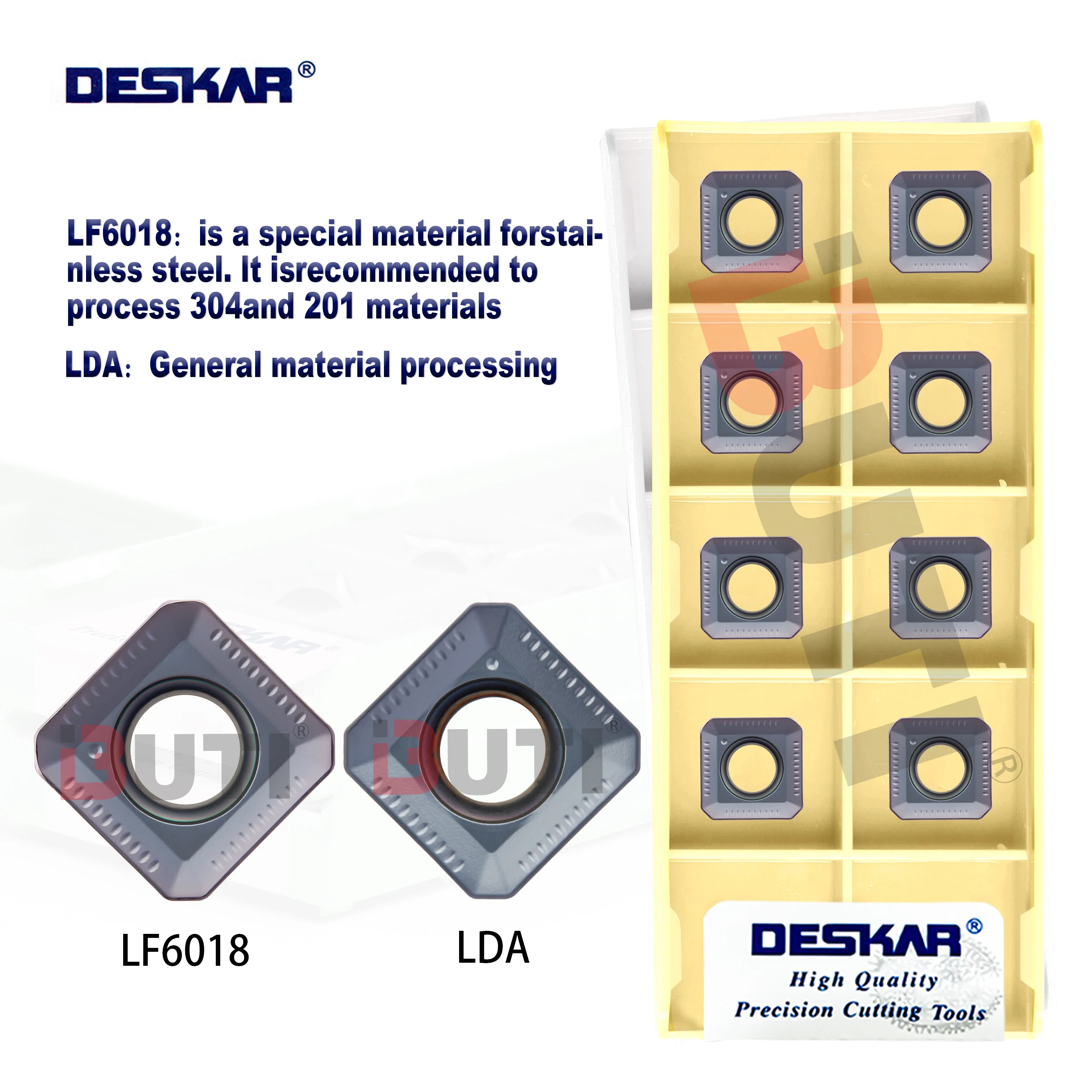 DESKAR 100% Original SEKT1204AFTN-XM LF6018 SEKT1204AFTN-XM LDA Milling Inserts Turning machining center CNC Lathe Tools Parts
DESKAR 100% Original SEKT1204AFTN-XM LF6018 SEKT1204AFTN-XM LDA Milling Inserts Turning machining center CNC Lathe Tools Parts