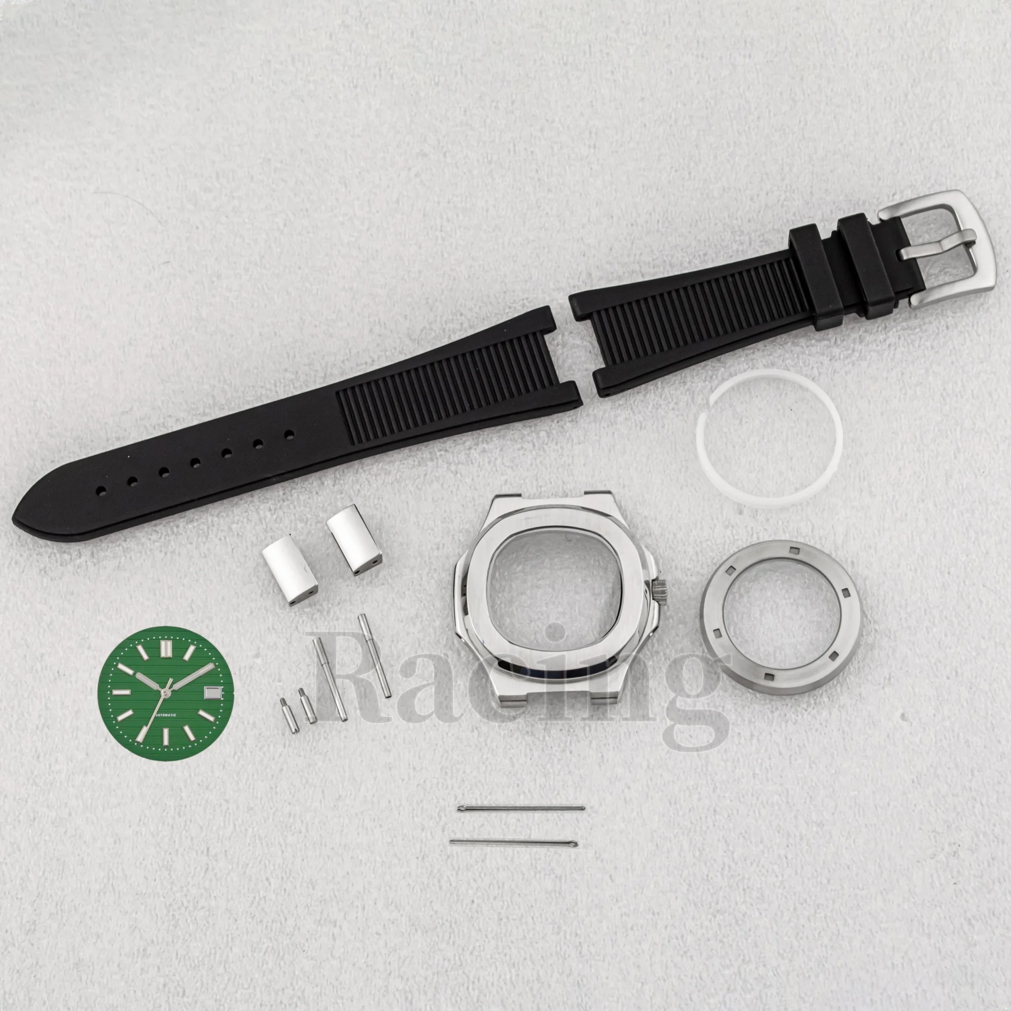 Watch Accessories NH35 Case Rubber Strap for Nautilus Sapphire Glass 10ATM Waterproof 41mm Watch Case Band fit NH35/36 Movement
Watch Accessories NH35 Case Rubber Strap for Nautilus Sapphire Glass 10ATM Waterproof 41mm Watch Case Band fit NH35/36 Movement