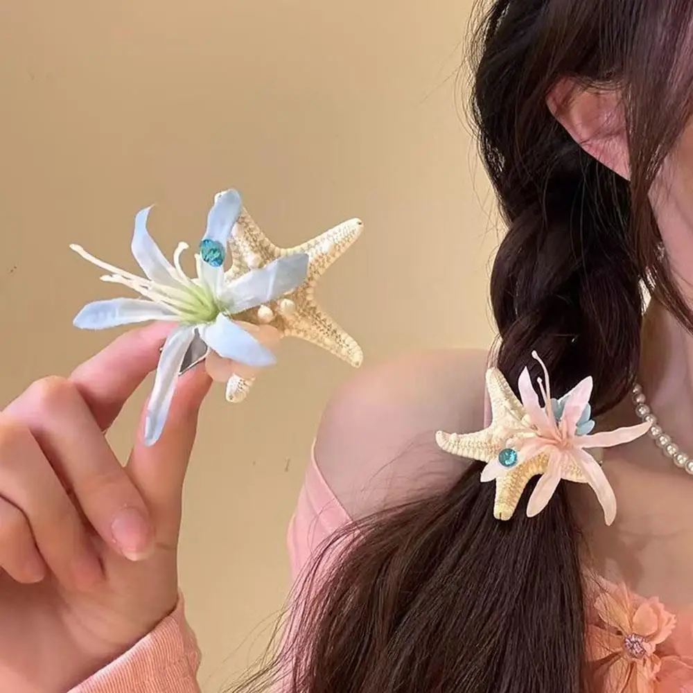 Summer Ocean Starfish Series Hair Claw Flower Starfish Shell Hairpins Crab Hair Clips for Woman Vacation Beach Hair Accessories
Summer Ocean Starfish Series Hair Claw Flower Starfish Shell Hairpins Crab Hair Clips for Woman Vacation Beach Hair Accessories