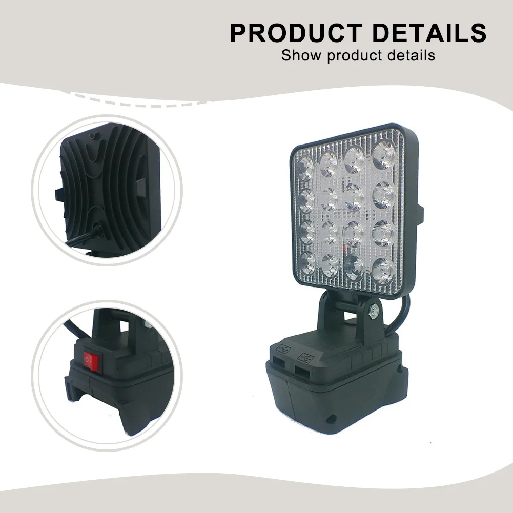 Рабочий фонарь с 16-светодиодной литиевой батареей и USB-зарядкой для кемпинга/ремонта автомобилей для освещения обеих задач и освещения рабочего места
Рабочий фонарь с 16-светодиодной литиевой батареей и USB-зарядкой для кемпинга/ремонта автомобилей для освещения обеих задач и освещения рабочего места