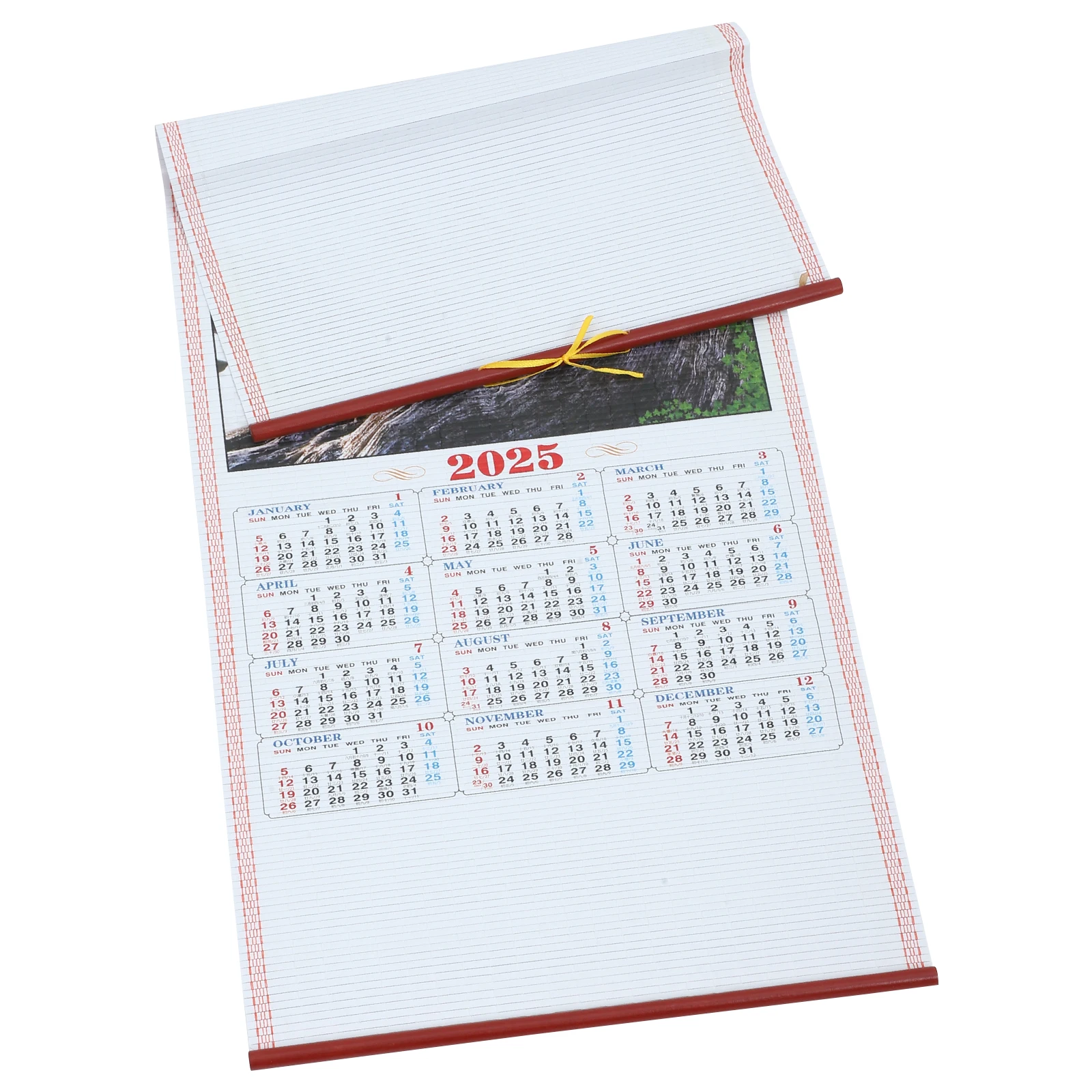 Imitation Rattan Hanging Scroll Calendar Clear Printed Wall Home Office Monthly Planner Decorative Yearly Journal Sturdy Design
Imitation Rattan Hanging Scroll Calendar Clear Printed Wall Home Office Monthly Planner Decorative Yearly Journal Sturdy Design