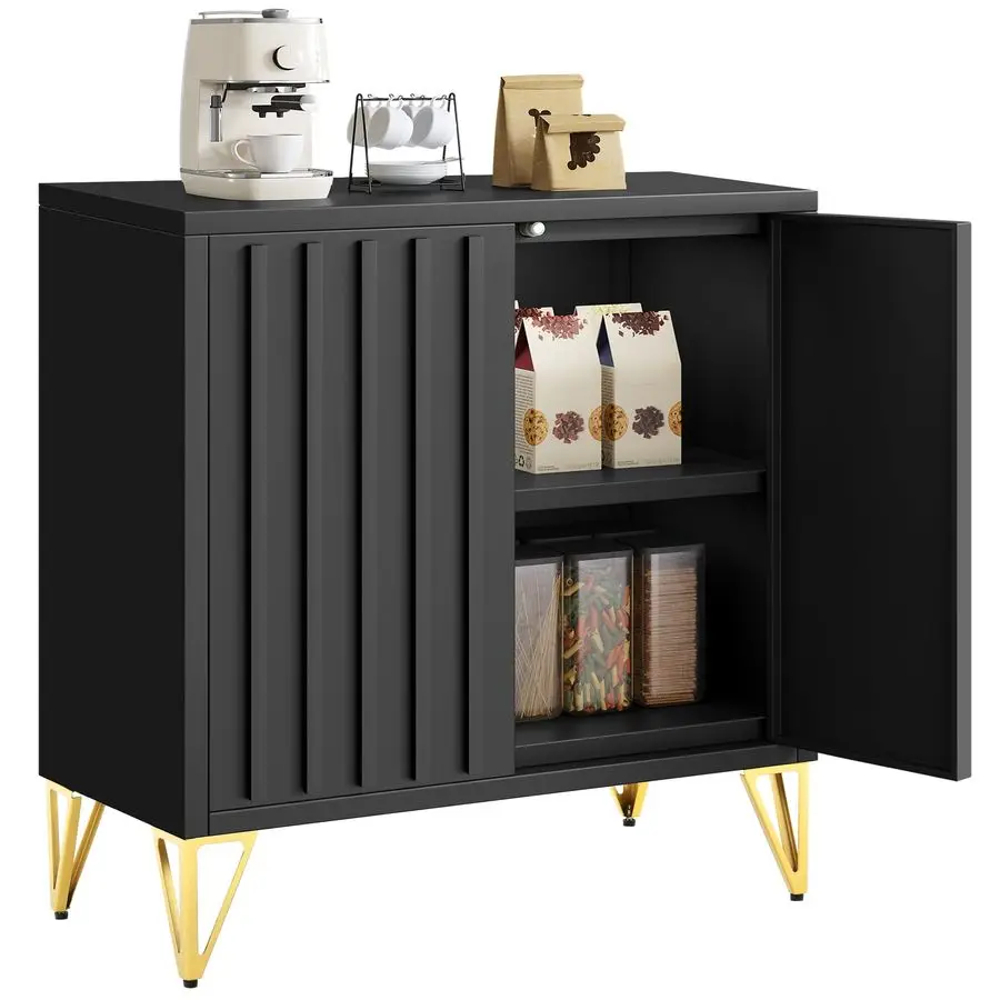 28 Sideboard Buffet, Modern Buffet Storage Cabinet with Adjustable Shelf, Metal Accent Console Credenza for Living Room, Kitche
28 Sideboard Buffet, Modern Buffet Storage Cabinet with Adjustable Shelf, Metal Accent Console Credenza for Living Room, Kitche