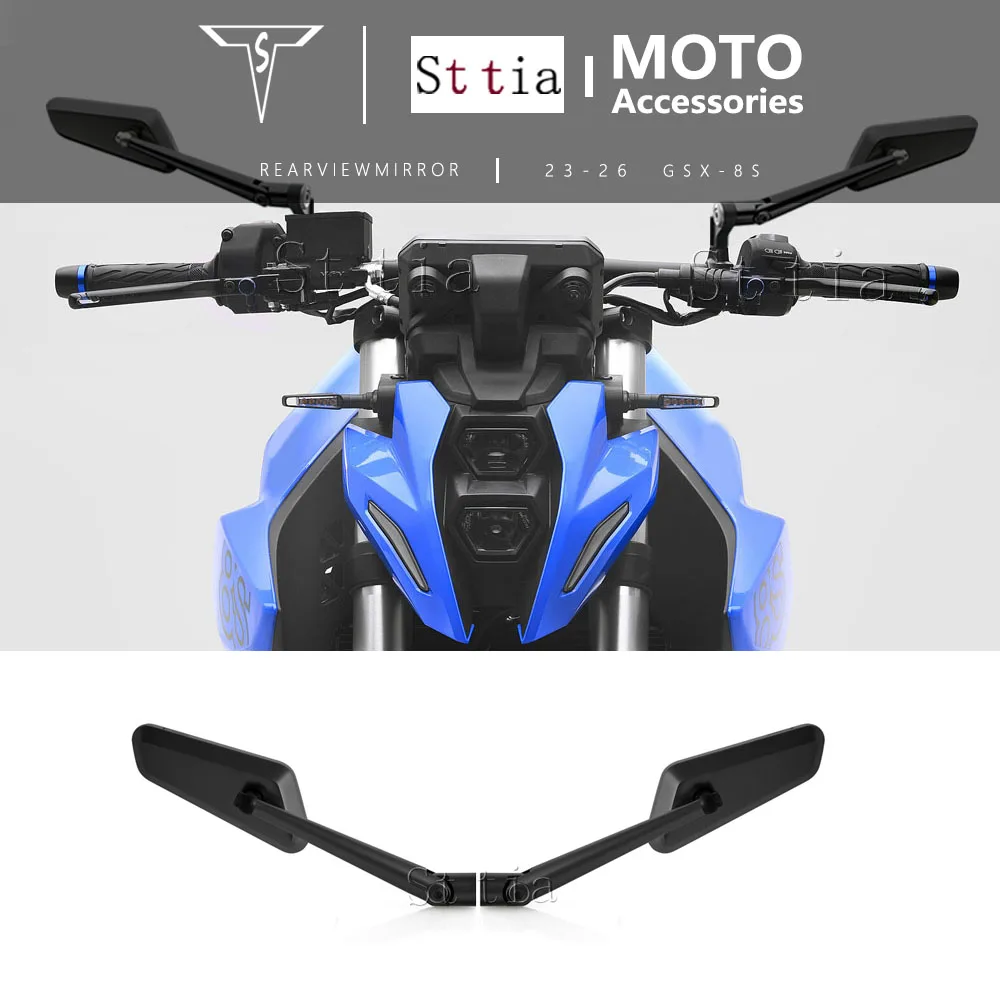 New For Suzuki GSX-8S gsx 8S GSX8S 2023 2024-2026 Motorcycles Large blue mirror Wind Wing Adjustable Rotating Rearview Mirror
New For Suzuki GSX-8S gsx 8S GSX8S 2023 2024-2026 Motorcycles Large blue mirror Wind Wing Adjustable Rotating Rearview Mirror