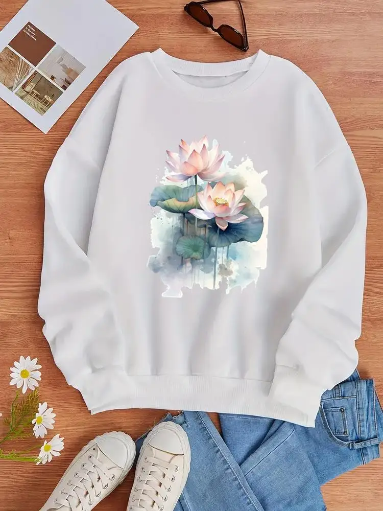 Print Flower Floral Sweet 90s Trend Fashion Lady Fleece Casual Women Cartoon Clothing Pullovers O-neck Graphic Sweatshirts
Print Flower Floral Sweet 90s Trend Fashion Lady Fleece Casual Women Cartoon Clothing Pullovers O-neck Graphic Sweatshirts