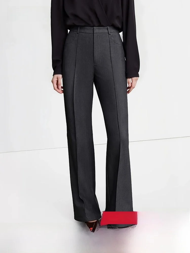 Black Casual Commute Women's Pants Natural Waist Zipper Polyester Blend Micro Flared Trousers Spring 2026
Black Casual Commute Women's Pants Natural Waist Zipper Polyester Blend Micro Flared Trousers Spring 2026