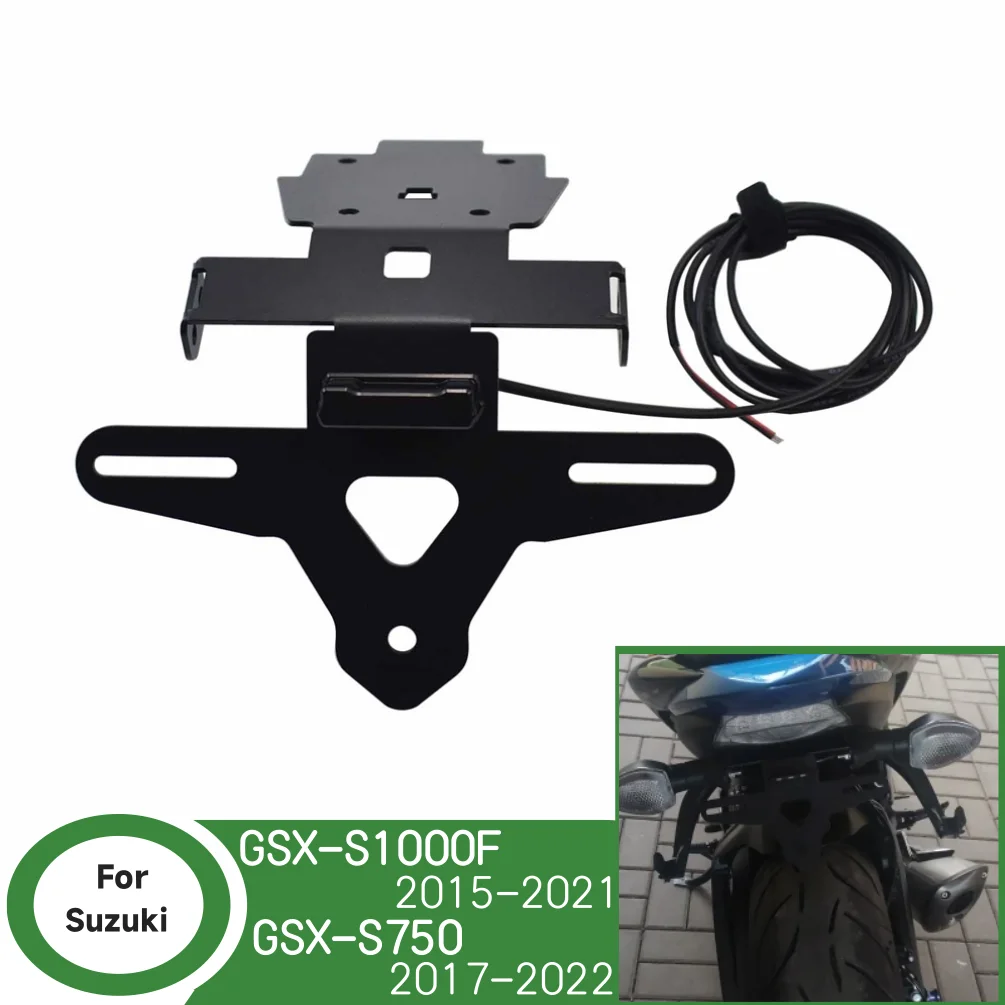 2017-2022 GSXS750 License Plate Holder For Suzuki GSX-S1000F 2015-2021 GSXS1000F Motorcycle Rear Tail Tidy Fender Eliminator
2017-2022 GSXS750 License Plate Holder For Suzuki GSX-S1000F 2015-2021 GSXS1000F Motorcycle Rear Tail Tidy Fender Eliminator