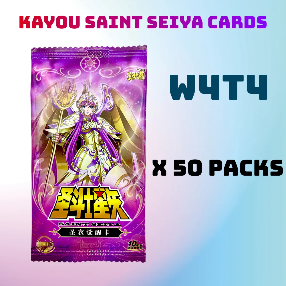 Набор Benefit, 50 упаковок, карты Kayou Saint Seiya T4W4, аутентичные аниме-карты T4W1 T4W2, пробуждение ткани, подарки для фанатов и коллекционеров 
Набор Benefit, 50 упаковок, карты Kayou Saint Seiya T4W4, аутентичные аниме-карты T4W1 T4W2, пробуждение ткани, подарки для фанатов и коллекционеров
