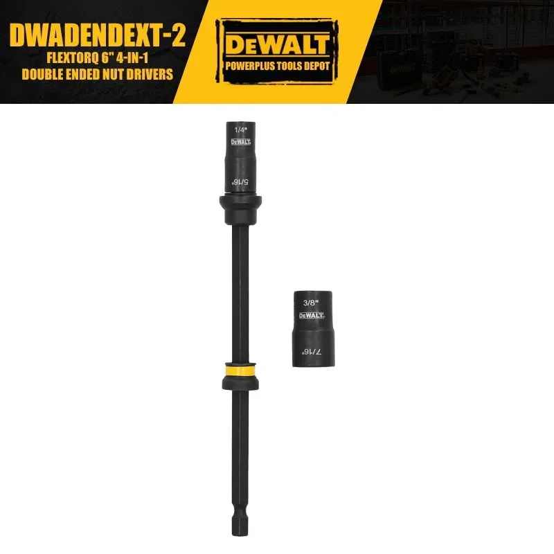 DEWALT DWADENDEXT-2 4-in-1 DOUBLE ENDED NUT DRIVERS Impact Drill Bit Multi-function Power Tool Accessorie
DEWALT DWADENDEXT-2 4-in-1 DOUBLE ENDED NUT DRIVERS Impact Drill Bit Multi-function Power Tool Accessorie