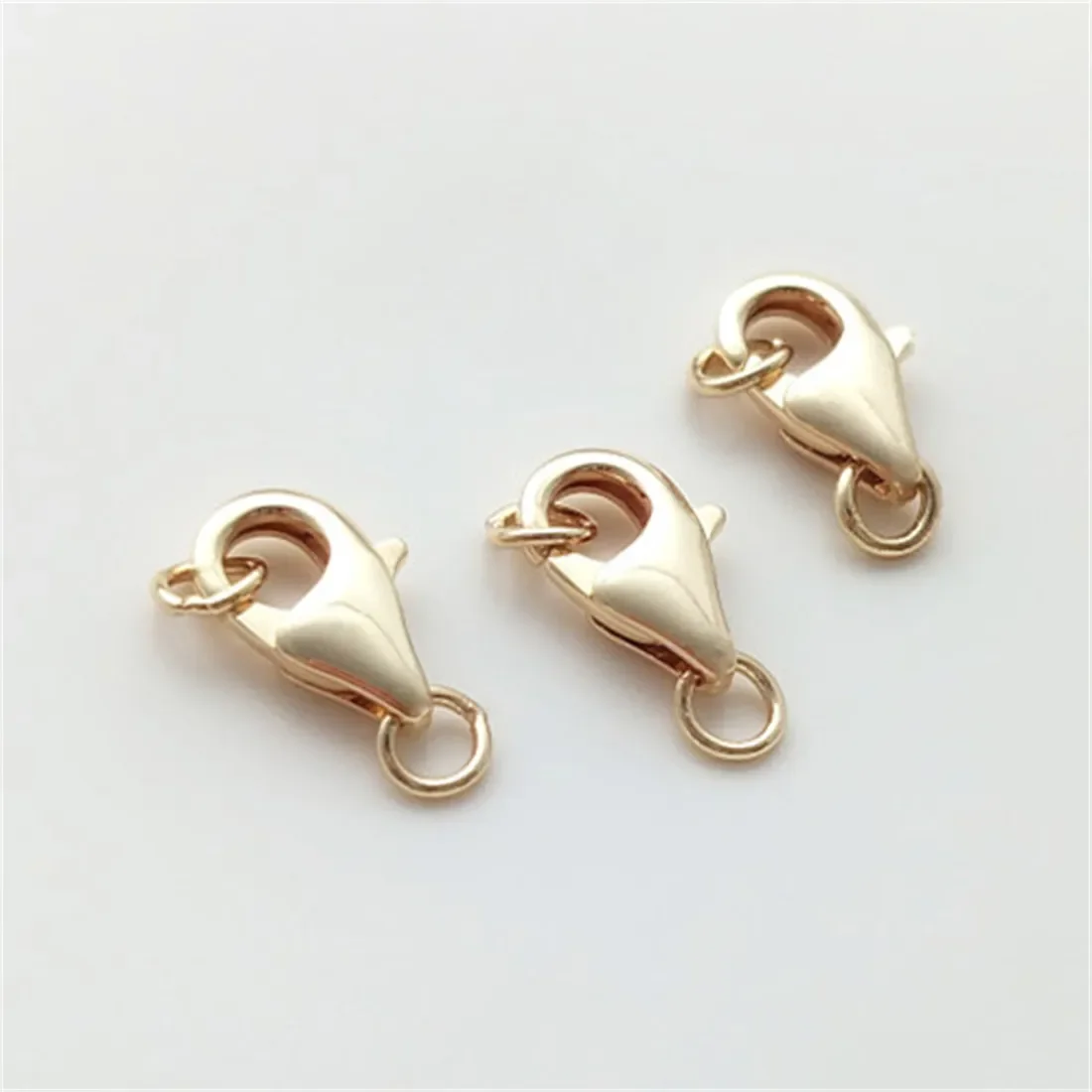 14K Gold Wrapped Lobster Clasp Closure Ring Silver Spring Clasp Handcrafted DIY Bracelet Necklace Closure Buckle Accessories
14K Gold Wrapped Lobster Clasp Closure Ring Silver Spring Clasp Handcrafted DIY Bracelet Necklace Closure Buckle Accessories