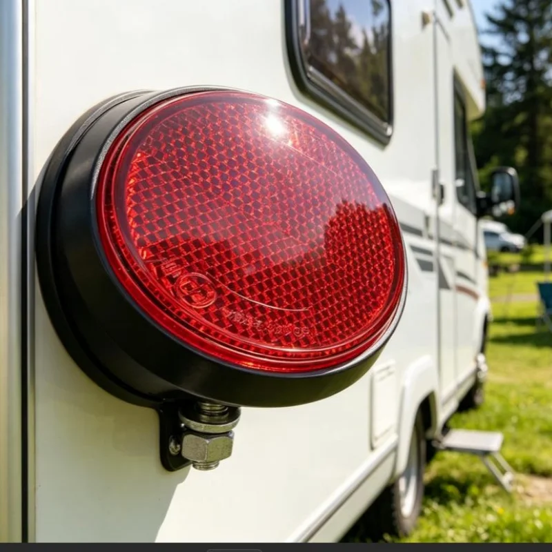 4PCS Reflector Ø60 Red Round with Screw Trailer Reflector nigh safety warning Reflective Device For Truck Caravan Trailer
4PCS Reflector Ø60 Red Round with Screw Trailer Reflector nigh safety warning Reflective Device For Truck Caravan Trailer