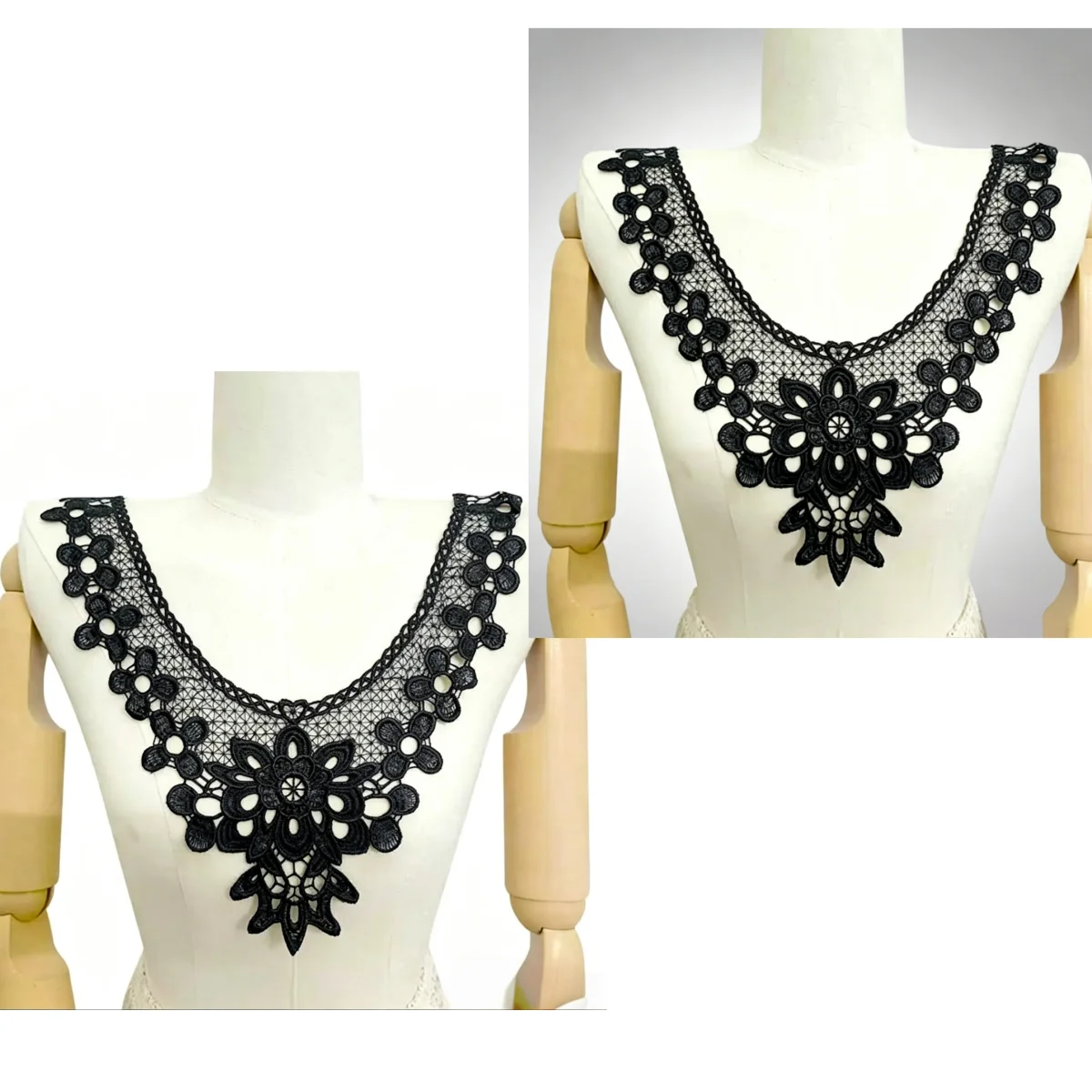 2Pcs Embroidered Lace Neckline Collar Trims Embellishment Applique DIY Handmade Bridal Patch for Sewing Accessories
2Pcs Embroidered Lace Neckline Collar Trims Embellishment Applique DIY Handmade Bridal Patch for Sewing Accessories