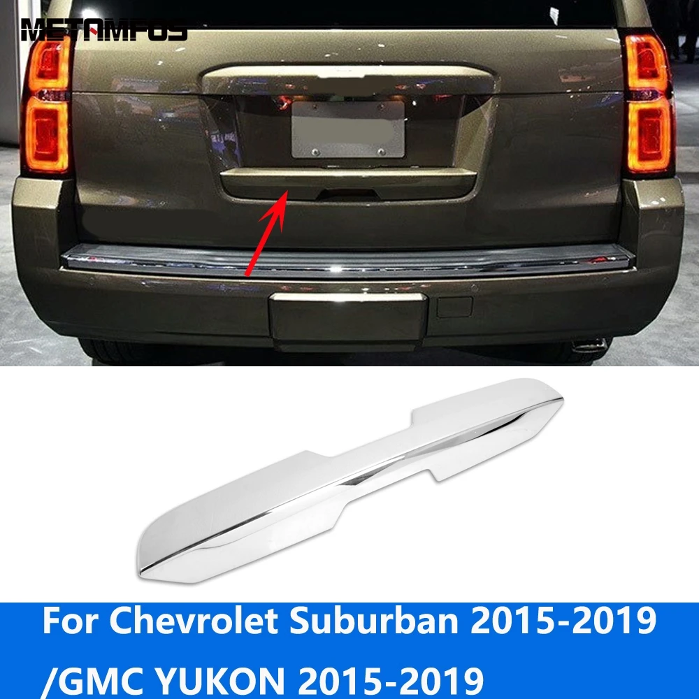 Аксессуары для Chevrolet Suburban/для GMC YUKON 2015-2019, хромированная задняя дверная ручка багажника, молдинг, накладка, Стайлинг автомобиля
Аксессуары для Chevrolet Suburban/для GMC YUKON 2015-2019, хромированная задняя дверная ручка багажника, молдинг, накладка, Стайлинг автомобиля