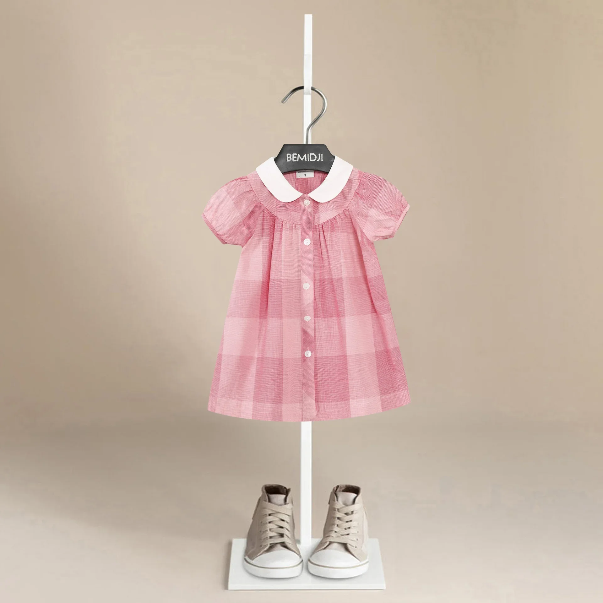 Summer Children Dress for Girls Pink TenderKids Clothes Breathable Cotton Girls Dress Short Sleeve Casual Kids Dress 1-6Y
Summer Children Dress for Girls Pink TenderKids Clothes Breathable Cotton Girls Dress Short Sleeve Casual Kids Dress 1-6Y