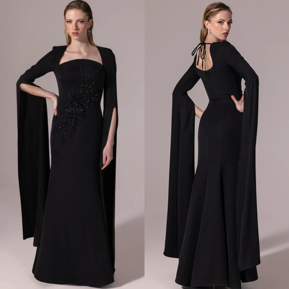 Customized Mermaid Simple Pink Jersey Party Dresses Elegant Strapless Long Sleeves Evening Gowns Luxury Vestido De Festa
Customized Mermaid Simple Pink Jersey Party Dresses Elegant Strapless Long Sleeves Evening Gowns Luxury Vestido De Festa